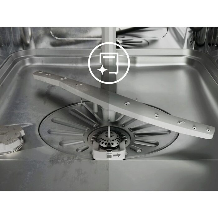 Разпръскващо рамо и вътрешна камера на съдомиялна AEG GI5210E1SN