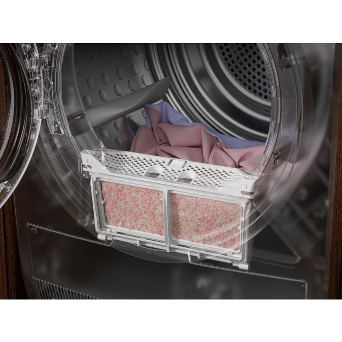 Филтър EasyClean на сушилня с термопомпа AEG TR78CBE
