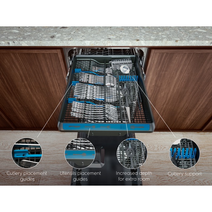 Вътрешно разпределение и MaxiFlex чекмедже на Electrolux EEG63500L