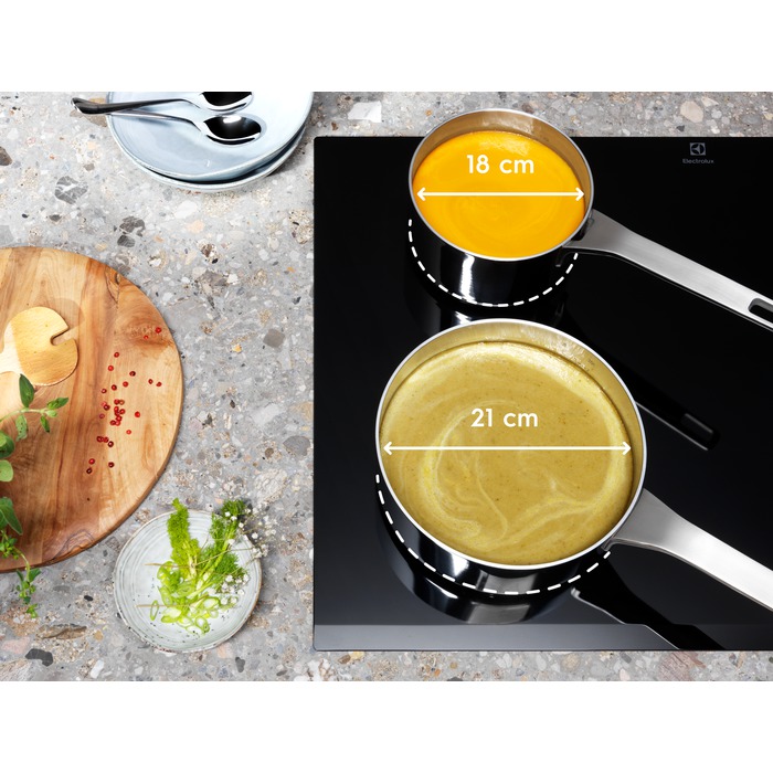 Electrolux EIV63449CT – гъвкави индукционни зони за различни съдове