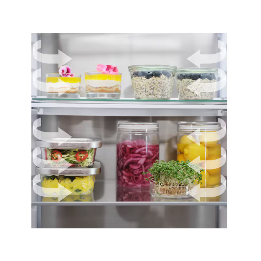 Вътрешно разпределение на хладилник Electrolux TNL6HC37K2