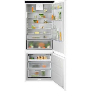 Комбиниран хладилник с фризер за вграждане 70см Electrolux ENA7TE75S
