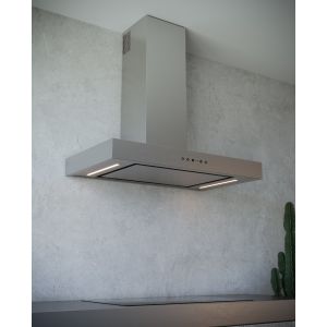 Стенен абсорбатор Sirius SLTC122 Anti-drop 60 см в сив цвят – фронтален изглед

